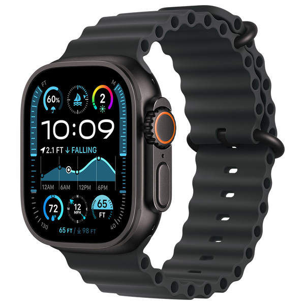 APPLE Watch Ultra 2 GPS + Cellular 49mm Black Titanium Case with Black Ocean Band