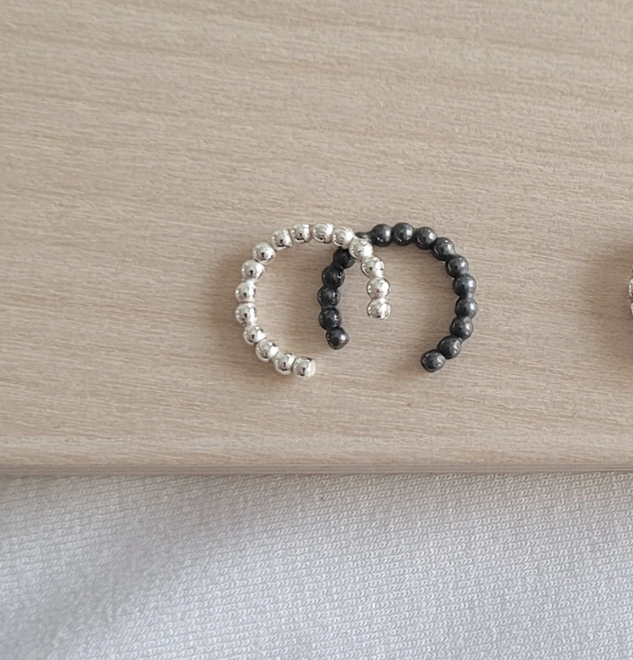 LiLa Bubbel cuff korvakoru, Hopea