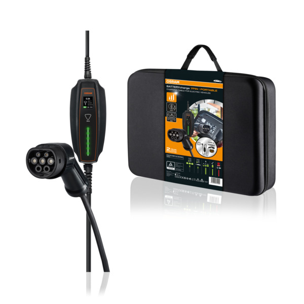 Osram Automotive BATTERYcharge 7PIN, PORTABLE, Type 2 -akkulaturi