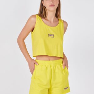 Women's Plush Shorts Yellow
