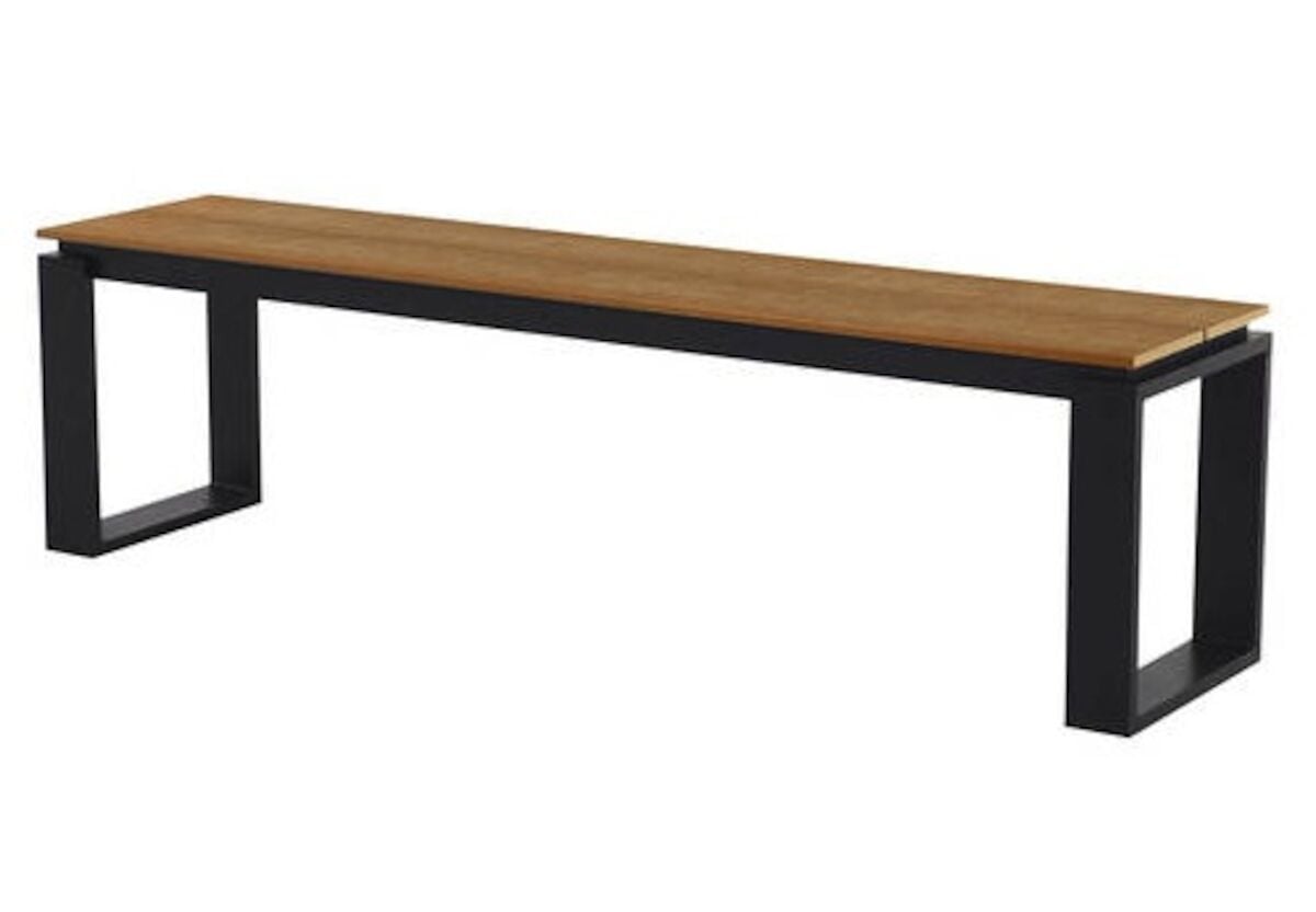 Outfit Martinus penkki 180x36 cm tiikin ruskea/musta