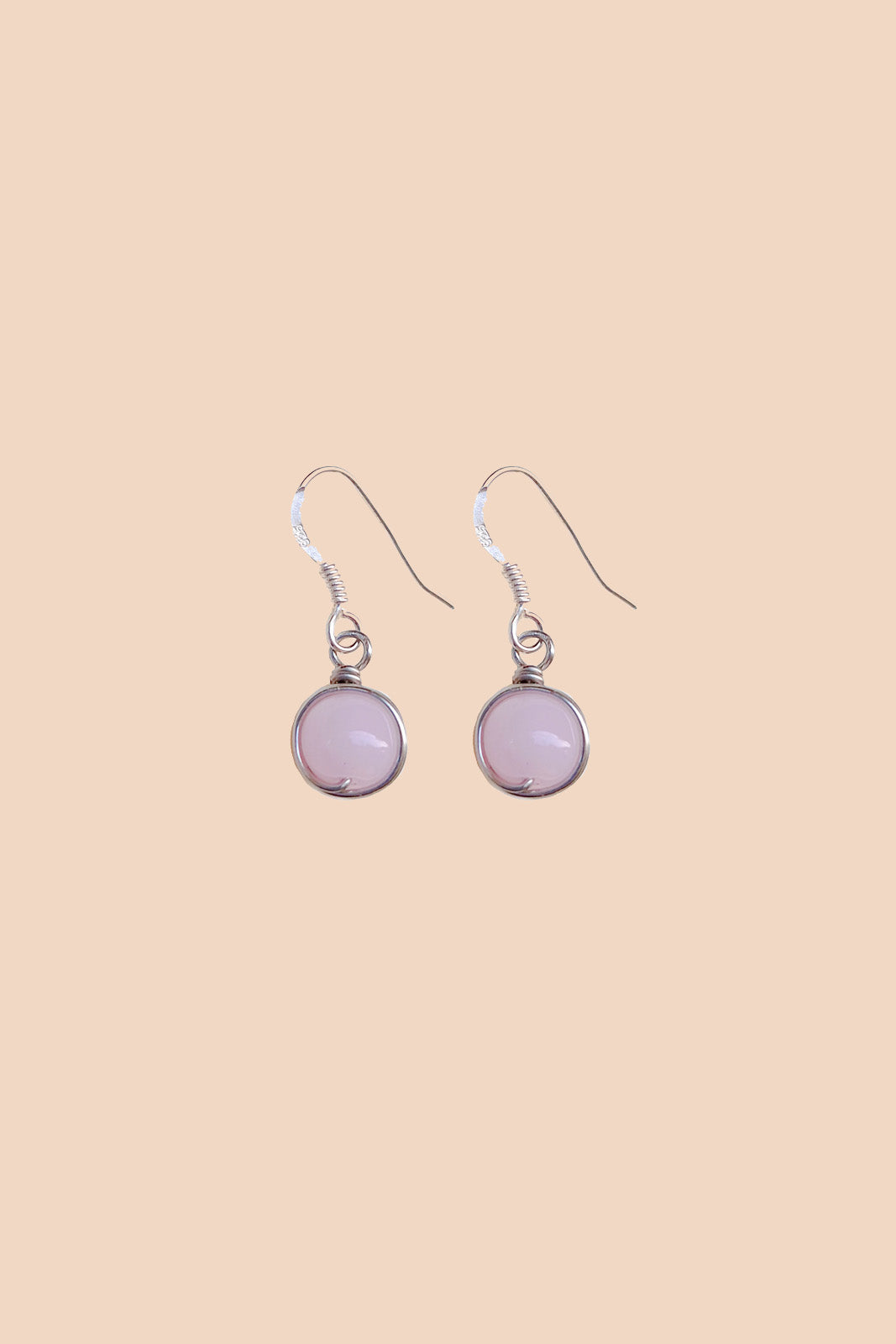 Pabita Earrings Rose Quartz
