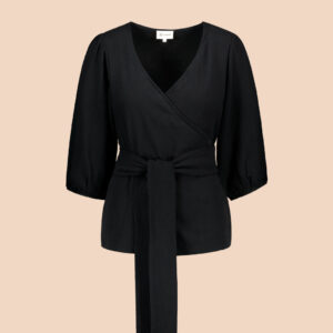 Wrap Blouse Musta