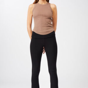 Ribbed Rolldown Black