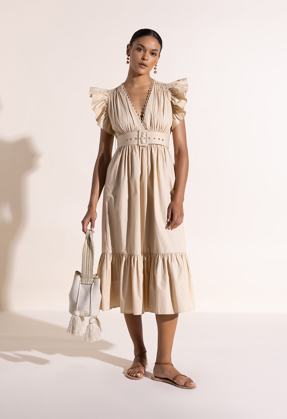 Paradise Cove Midimekko Beige