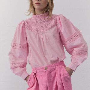 Paris Blouse Blush Pink