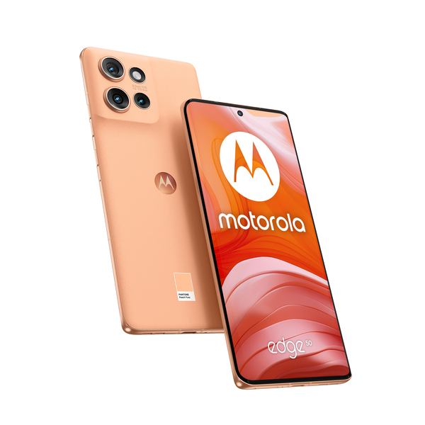 Motorola Edge 50 512 Gt/12 GB -Android-puhelin, Persikka