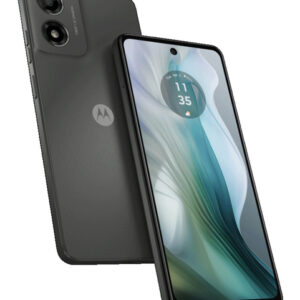 Motorola moto e14 64 Gt/2 GB -Android-puhelin, Grafiitti, Harmaa