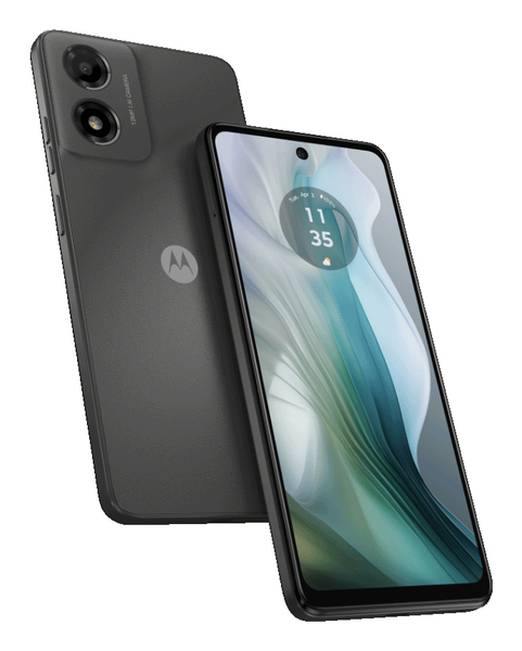 Motorola moto e14 64 Gt/2 GB -Android-puhelin, Grafiitti, Harmaa