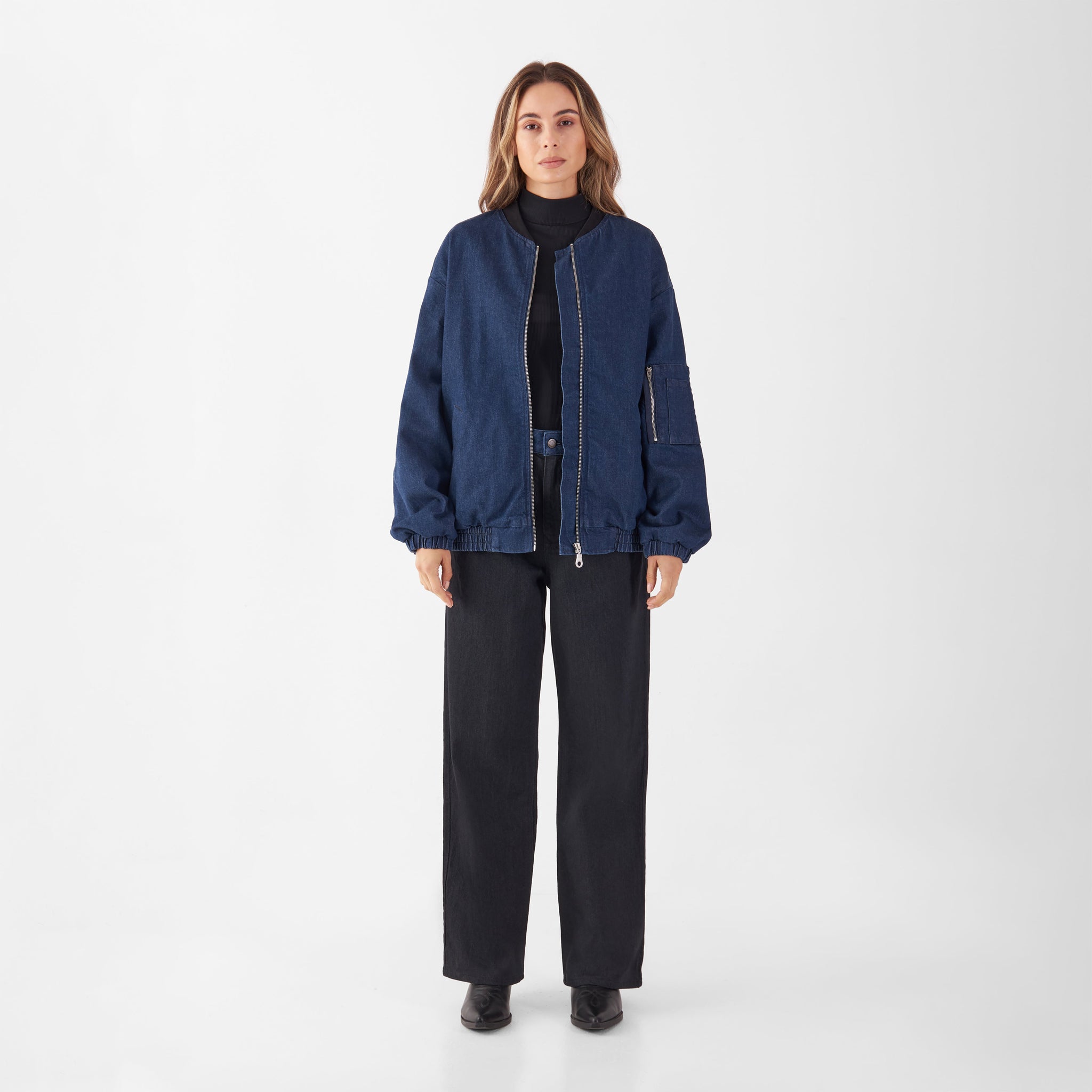 Peacer Denim Jacket Classic Blue