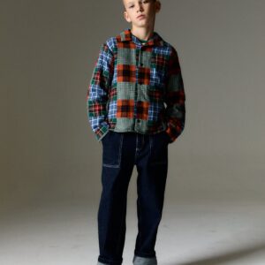 Perth Kids' Shirt Grey/Red
