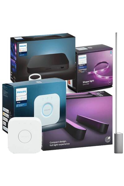 Philips HUE SILTA+PLAY+SYNCBOX+NAUHA+SIGNE
