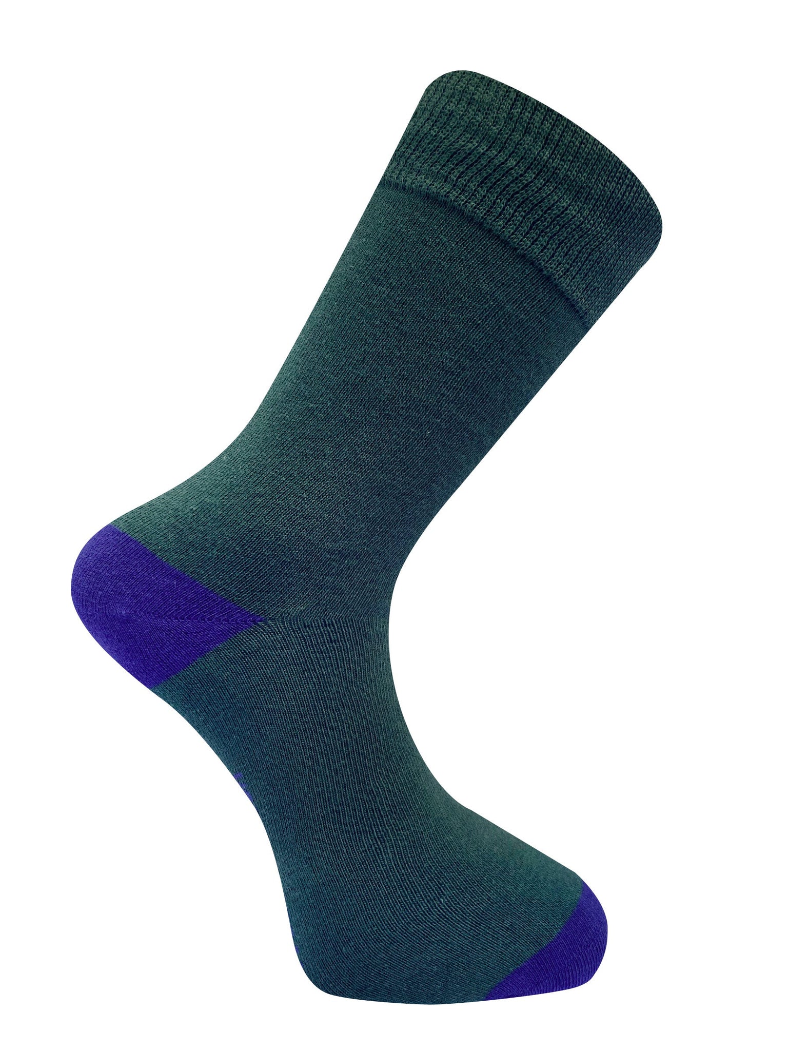 Punchy GOTS Organic Cotton Socks Green