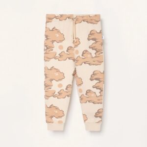 Pink Clouds Kids' Sweatpants White/Pink