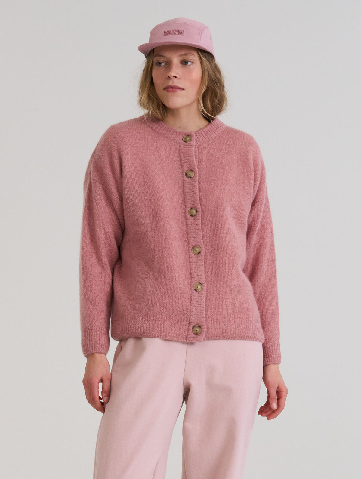 Valma Mohair Neuletakki Misty Rose