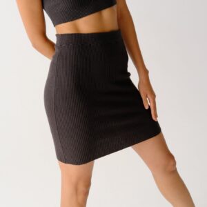Isla Mini Skirt Ebano Black