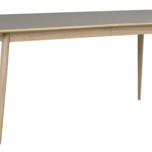Rowico Home Dawsone jatkettava ruokapöytä 200x90+45 cm harmaa/valkopesty tammi