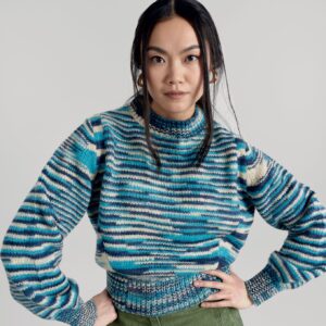 Sang Handknit Wool Jumper Blue