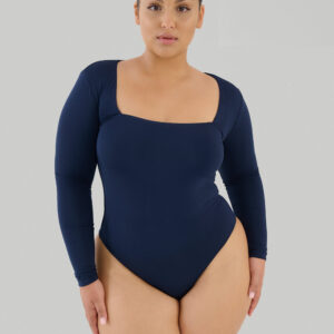 Square Neck Body Navy Blue