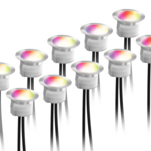 Deltaco Smart Home SH-DLK01 -älyvalot terassille, RGB & lämmin valkoinen, Wi-Fi