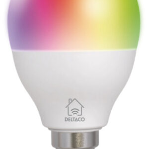Deltaco Smart LED -lamppu, E14, RGB, WiFi, 4.9W