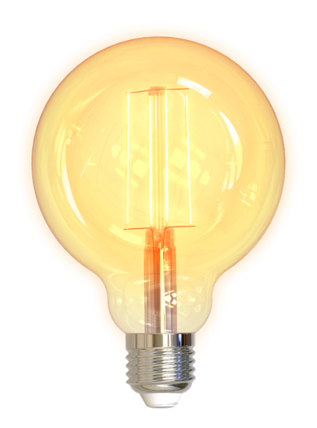 DELTACO SMART HOME FILAMENT LED-lampa, E27, WiFI, 5.5W, 1800K-6500K