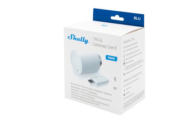 Shelly BLU TRV + BLU Gateway Gen3 -älytermostaatti