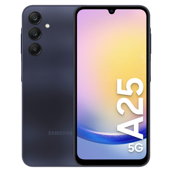 Samsung Galaxy A25 5G 128/6 Gt -Android-puhelin, Musta