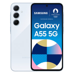 Samsung Galaxy A55 5G 128 Gt/8 Gt -Android-puhelin, Sininen