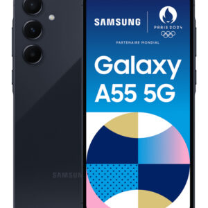 Samsung Galaxy A55 5G 128 Gt/8 Gt -Android-puhelin, Musta