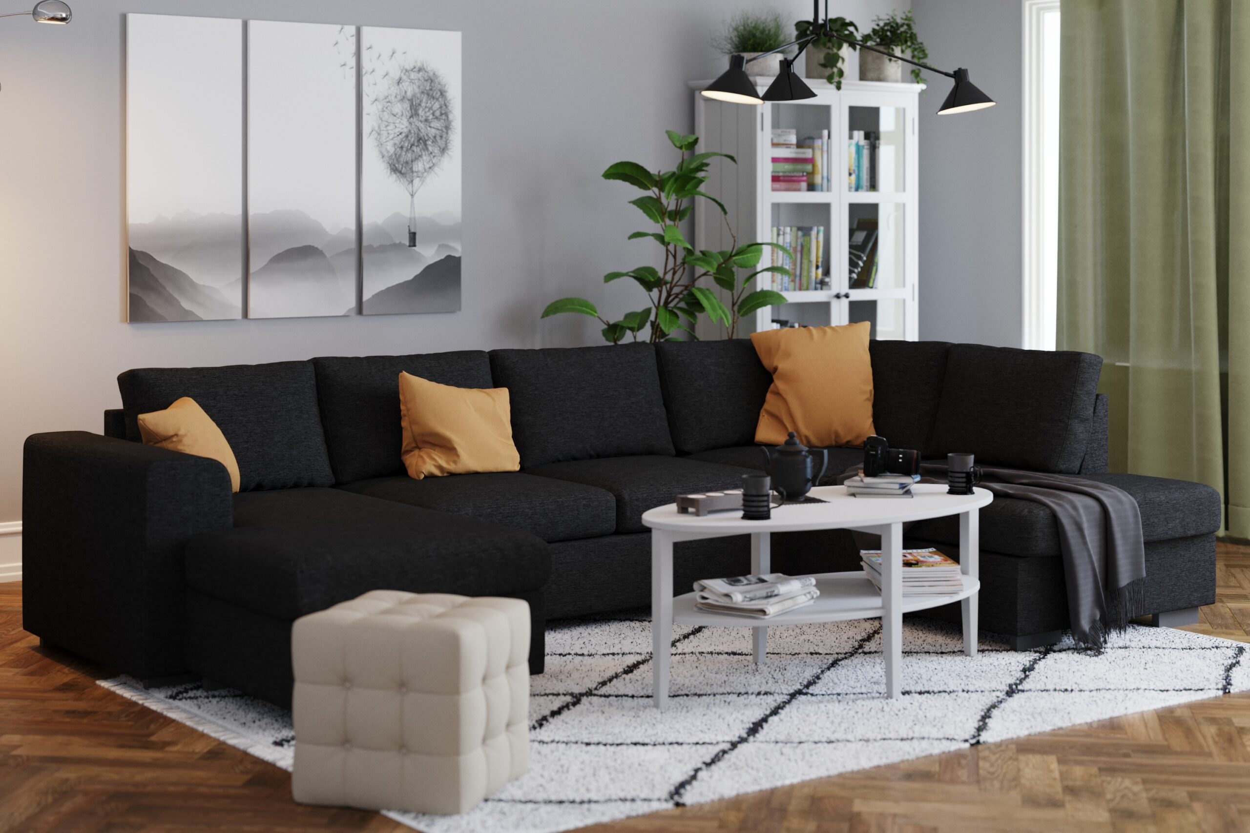U-Sohva Alter Large divaanilla Vasen -