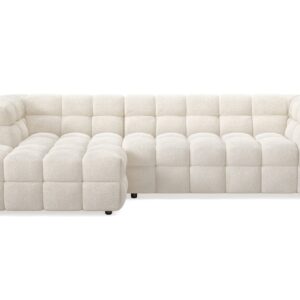 3-istuttava Sohva Elise divaanilla Vasemmalla - Beige Teddy