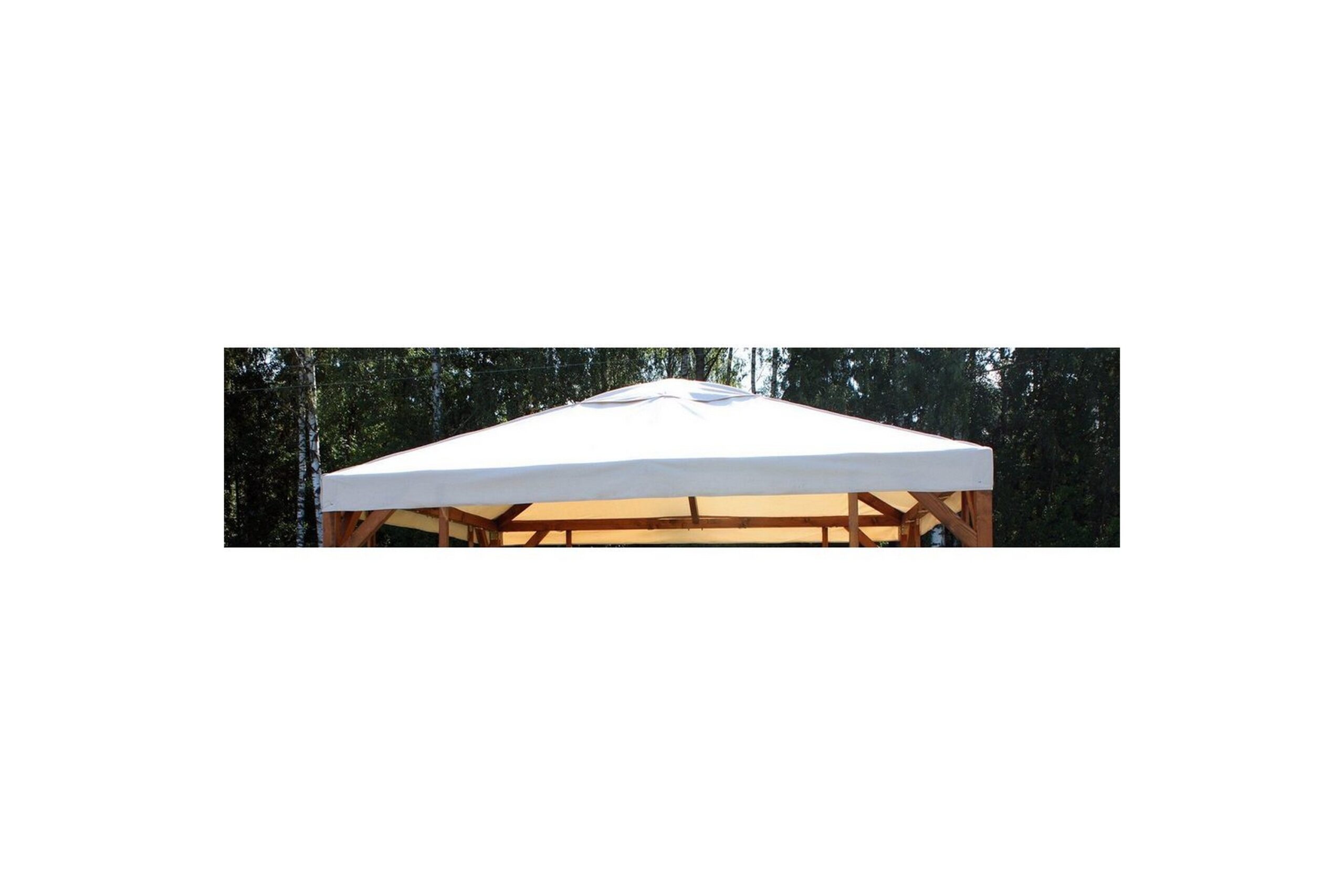 Paviljongin katto 3 x 4 metriä - Beige
