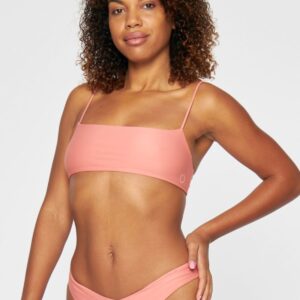 Sanur Bandeau Bikini Top Coral