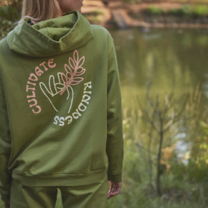 Jordaan Cultivate Kindness Hoodie Turtle Green