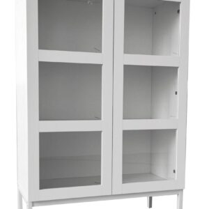 Siera vitriini 80x40x120 cm valkoinen