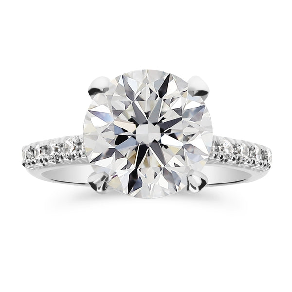 Silván Charlotte timanttisormus 3,22ct, valkokultaa, vihkisormukset
