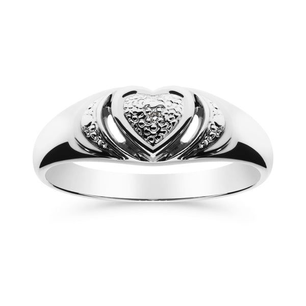 Silván Henrietta timanttisormus 0,01ct, valkokultaa, vihkisormukset