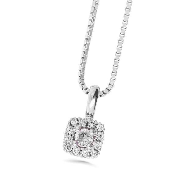 Silván Rosalie timanttiriipus 0,23ct, valkokultaa, timanttikorut
