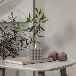 Star Trading Flamme Dot LED-kynttilä harmaa