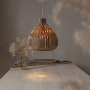 Star Trading Honeycomb papeririippuvalaisin 40 cm beige