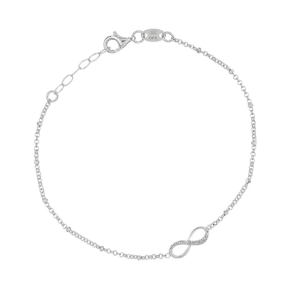 Stelle infinity-rannekoru, hopeaa, 1507BK0379