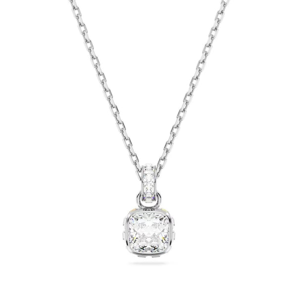 Swarovski Birthstone April riipus, vaalea metalli ja kirkkaat kristallit 5651704