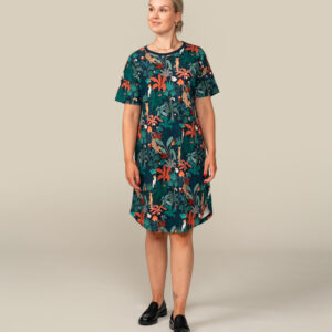 Toive T-Shirt Dress Tropical Forest