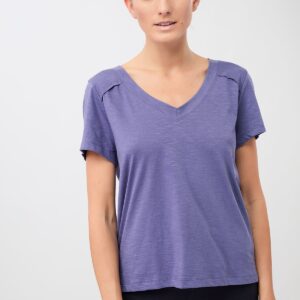 The New V-Neck Deep Violet