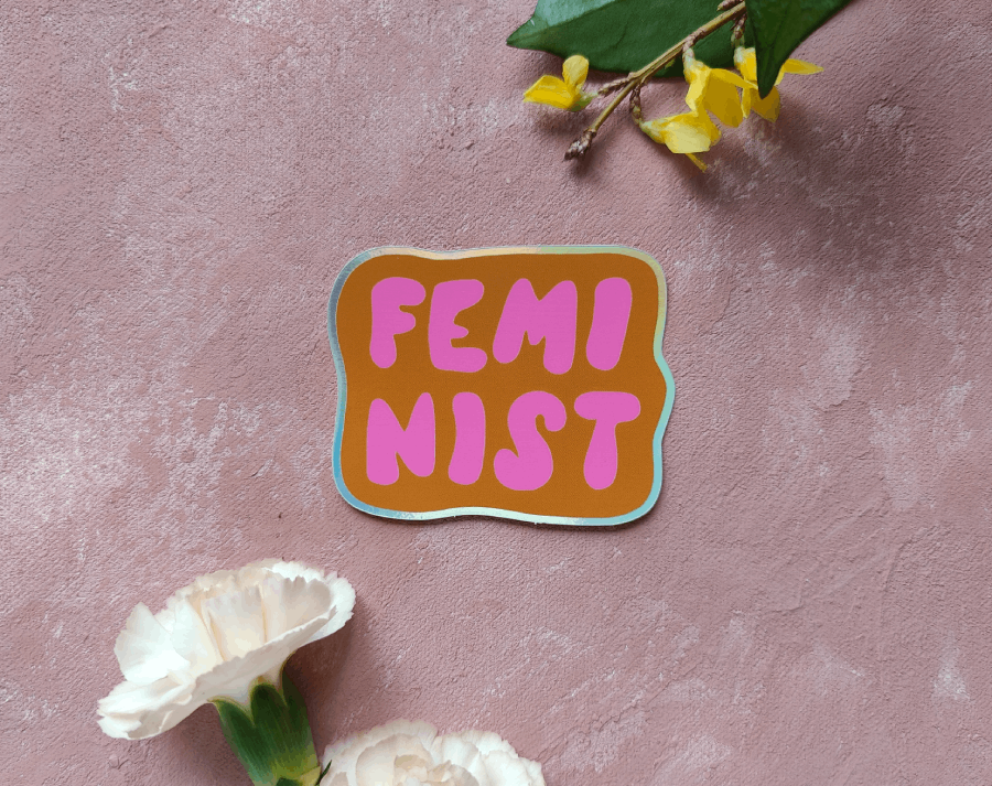 Pikku paperi Feminist tarra