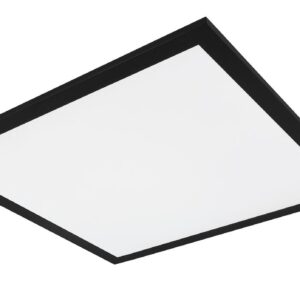 Trio Alpha LED kattovalaisin 45x45 cm mattamusta