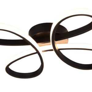 Trio Fly LED kattovalaisin 40 cm mattamusta 3000K