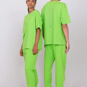 Unisex Oversize Crewneck T-Shirt Apple Green