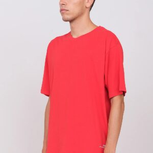 Unisex Oversize Crewneck T-Shirt Red